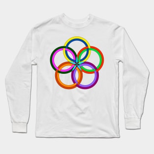 Multicolored circles Long Sleeve T-Shirt